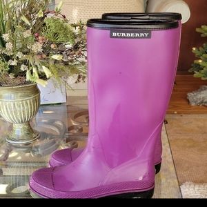 Burberry rain Boots